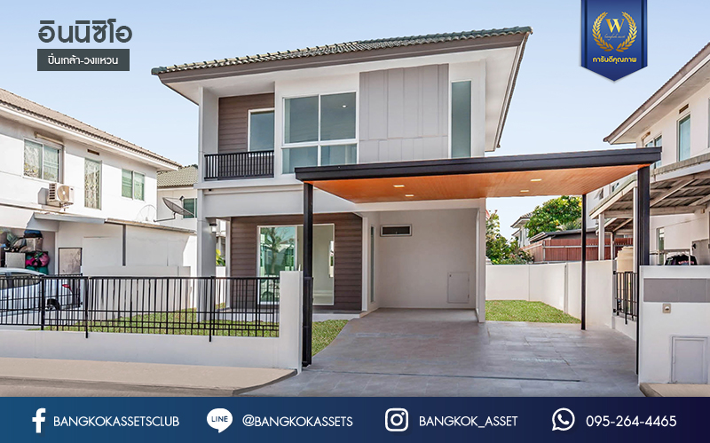 บ้านมือสองตกแต่งใหม่ พร้อมสังคมคุณภาพ LH ม.อินนิซิโอ ปิ่นเกล้า-วงแหวน เนื้อที่ 50.4 ตร.ว. ฟังก์ชั่น 3 ห้องนอน 2 ห้องน้ำ 2 ที่จอดรถ บนทำเลศักยภาพ เดินทางสะดวก เชื่อมต่อทั้งปิ่นเกล้า-ศาลายา ใกล้เซ็นทรัลเวสต์เกต และทางด่วน "กาญจนาภิเษก"...